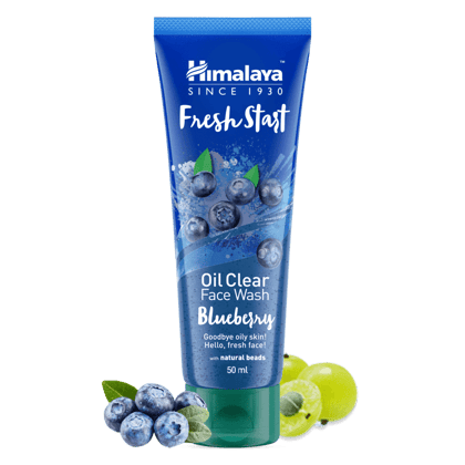 Himalaya Herbals Fresh Start Oil Clear Face Wash Blueberry, 50 ml
