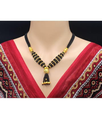 Soni jewellery - Golden Mangalsutra ( Pack of 1 ) - Golden