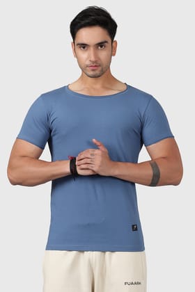 Legacy Scoop Neck T-shirt Dusk Blue-S