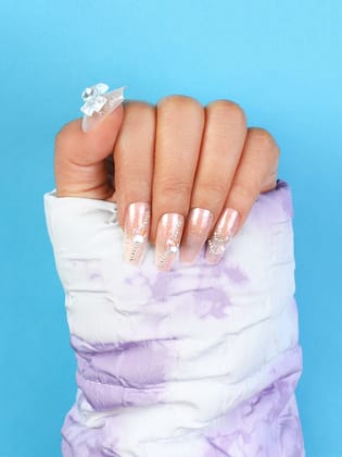 The Coquette Press-On Nails - Soft Pink-Nails