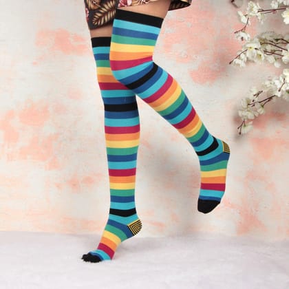 Knee High Socks - Rainbow Edition