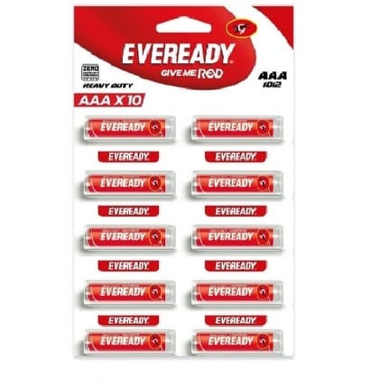 Eveready Red 1012 AAA Batteries - Pack of 12