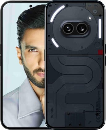 Nothing Phone (2a) 5G (Black, 12GB RAM, 256GB Storage), Up to 24GB RAM, 6.7" AMOLED Display, 50MP (OIS) + 50 MP, 32 MP Front