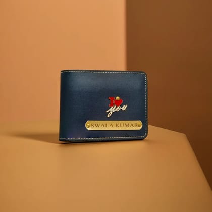 Royal Blue Customized leather Men’s Wallet