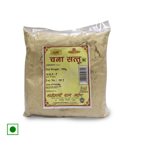 Maheshwari Chana Sattu, 500 gm Pack