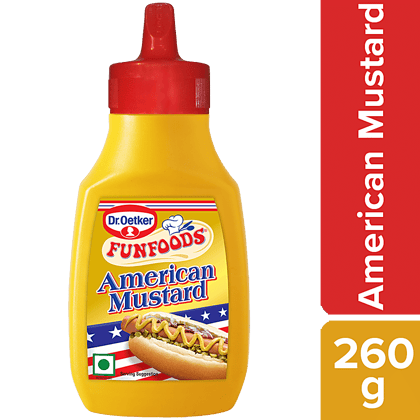 Dr. Oetker Funfoods American Mustard, 260 G
