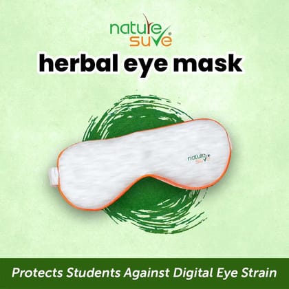 Nature Sure Small Herbal Eye Mask for Digital Eye Strain in Students and Teens