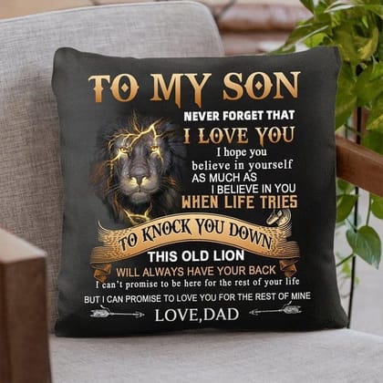 MG103_Never Forget I Love You - Pillow Cover