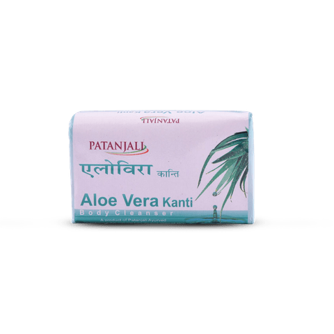 Patanjali Alove Vera Kanti Body Cleaser, 150 gm Bar