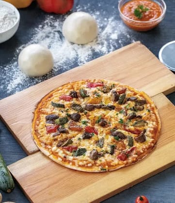 Roasted Veg Pizza __ Medium [Thin Crust] [9 Inches]