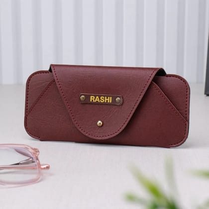 PERSONALISED SUNGLASS CASE - MAROON-Maroon