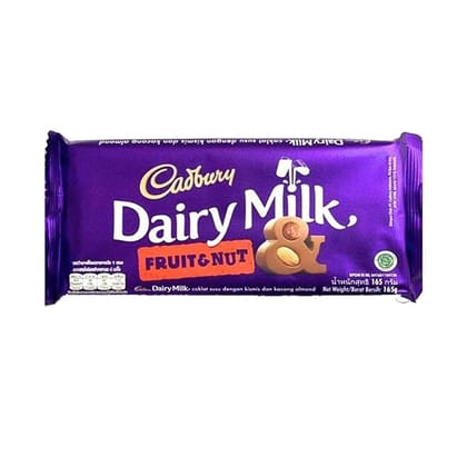 Cadbury Dairy Milk Chocolate - Fruit & Nut, 165 g