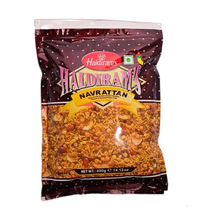 Haldiram Namkeen-Navratan Mix – 400 G(Savers Retail)