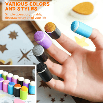 🔥DIY Sponge Finger Painting Kit-Pack Of 1