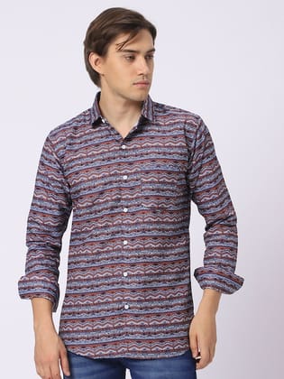 Classic Ethnic Printed Casual Shirt