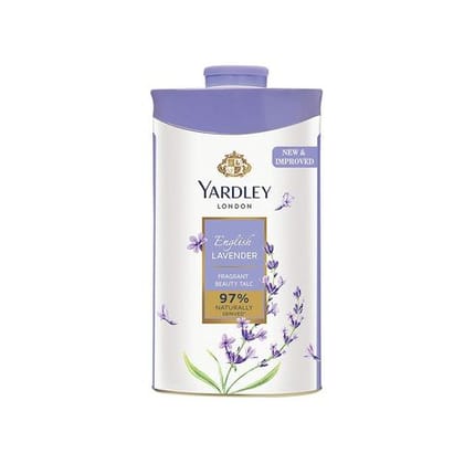 Yardley London English Lavender Perfumed Talc For Women, 250 gm Bottle