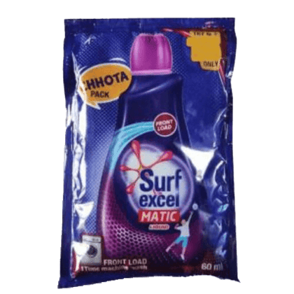 Surf Excel Detergent Liquid Matic Front Load 60ml