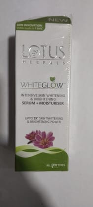 Lotus Herbals Whiteglow™ Intensive skin whitening Serum+ moisturiser 