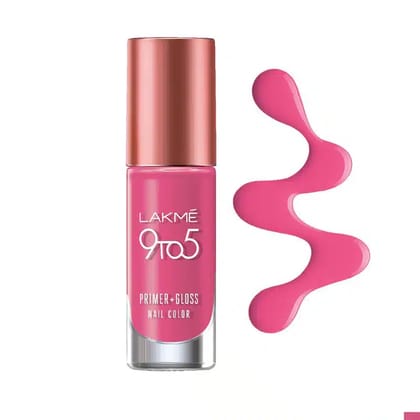 Lakme 9to5 Primer Gloss Nail Color Red Carnival
