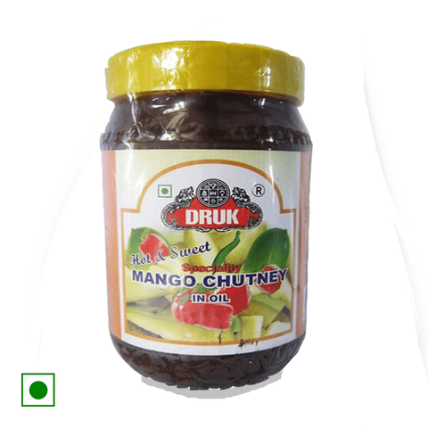 Druk Sweet Mango Chutney, 500 gm Bottle