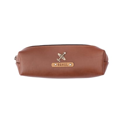 Tan Pencil Pouch