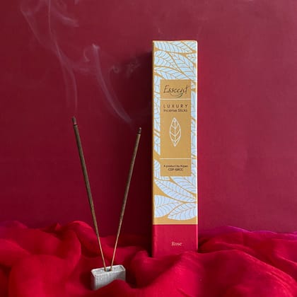 ESSCENT ROSE - Premium Hand-rolled Incense Sticks