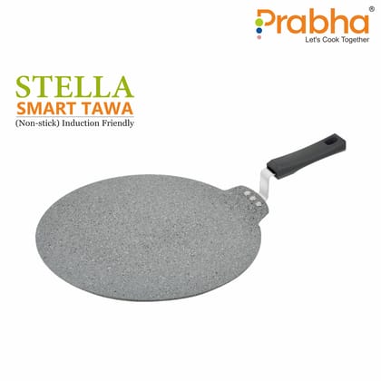 Stella Nonstick Coating Smart Tawa - Compatible with Induction & Gas Stove-33CM
