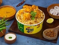 High Fiber Paneer Biryani with Brown Rice (Serves 1)