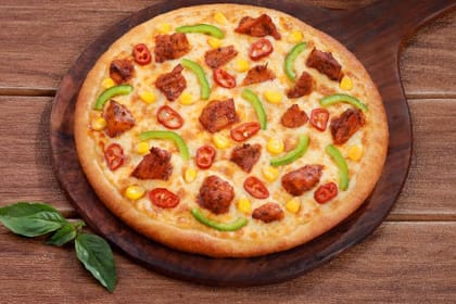 Peri Peri Chicken Pizza [BIG 10"] __ Pan Tossed
