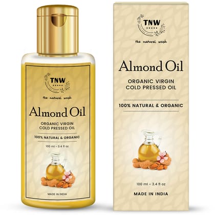Virgin Almond Oil - Cold Pressed Oil For Skin & Hair (Pure & Natural)