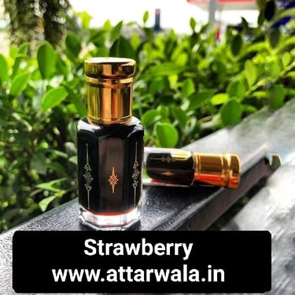 Strawberry Fragrance Roll On Attar 6 ml Floral Attar (Floral) Attarwala.in-12 ml