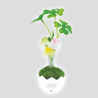 TP TROOPS Mushroom LED Colorful Home Decor Garden Flower Shape Night Lamp with Plug (Multicolor)-TP-9037