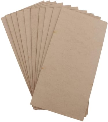 Whittlewud Pack of 10 Sheets MDF Boards for Art and Craft, MDF Wooden Board for Plaque Sign- Multiple Sizes-6 Inch x 8 Inch / 2.3 MM