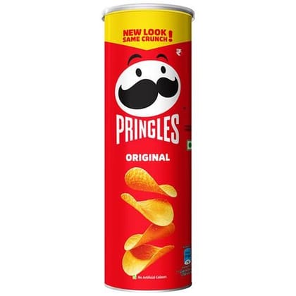 Pringles Original Potato Chips  Classic Salted Flavoured 107 G Can