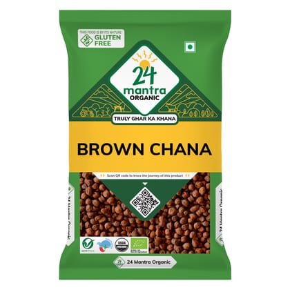 24 Mantra Organic Brown Chana 500G