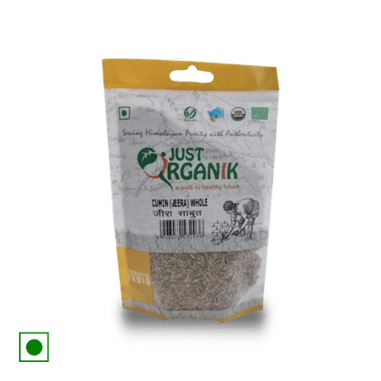 Just Organik Cumin Whole (Jeera Sabut), 100 gm Pouch
