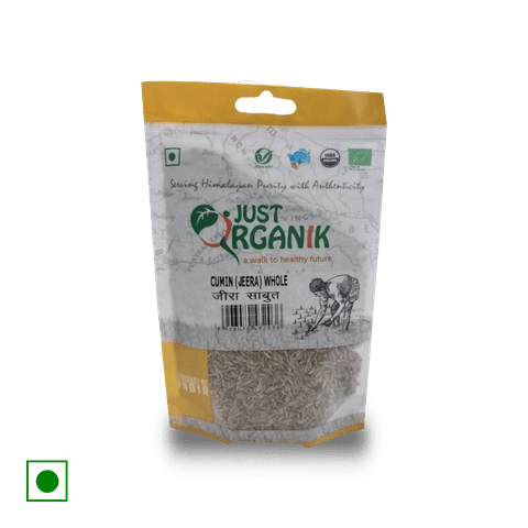 Just Organik Cumin Whole (Jeera Sabut), 100 gm Pouch
