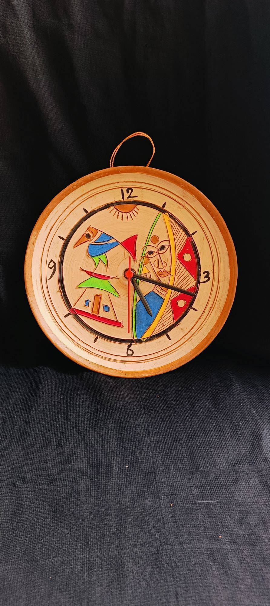 Terracotta Clock