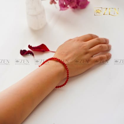 Red Carnelian Bracelet - 4mm