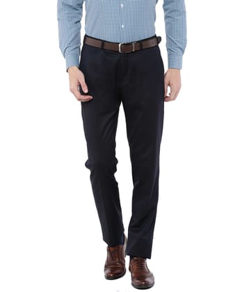 American-Elm Men's Slim Fit Navy Blue Formal Pant for Men | Formal Trouser for Men Slim Fit-28