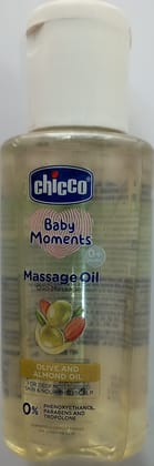 Chicco baby moments massage oil olive and almond oil 100 ml