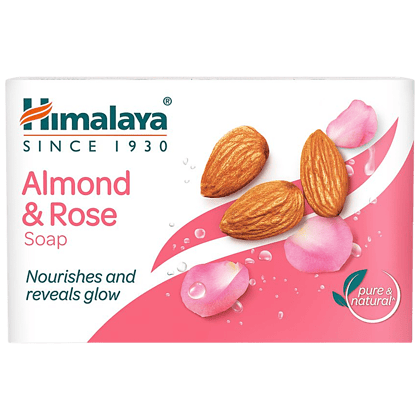 Himalaya Almond & Rose Soap, Moisturizes & Cools Skin, 75 G(Savers Retail)