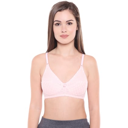 Bodycare Women Poly Cotton Full Coverage Non Padded Regular Bra 1506PI-PINK Bodycare Women Poly Cotton Full Coverage Non Padded Regular Bra 1506PI-PINK