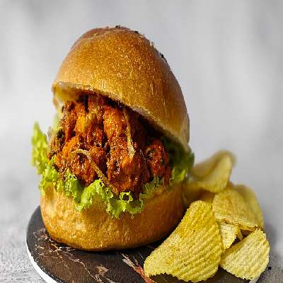 Chicken Masala Burger-Reg Bun