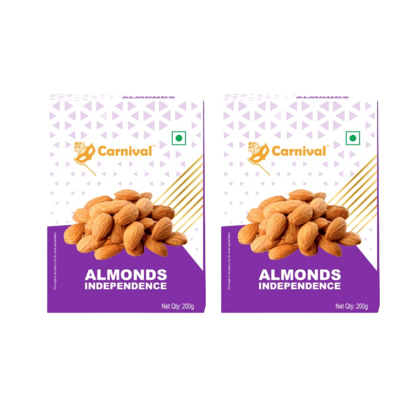 Carnival Almonds - independence 200g * 2 (Pack of Two)