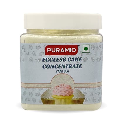 Puramio Eggless Cake Concentrate - Vanilla, 1000 gm