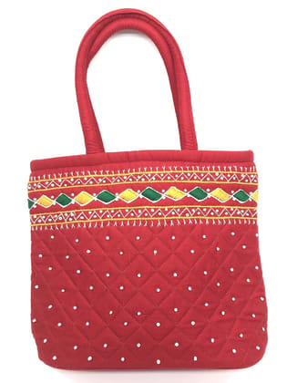 Handheld bag for women (party red)
