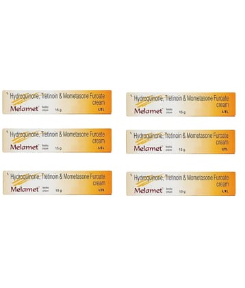 melamet cream ( pack of 6 )