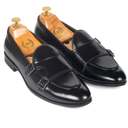 Low Cut Monks (Black)-EU 40 / UK 6 / Black