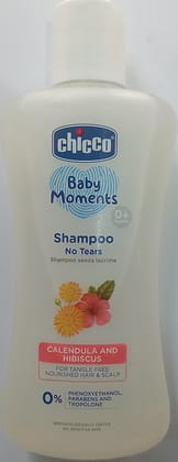 Chicco baby moments shampoo no tears calendula and hibiscus 100ml